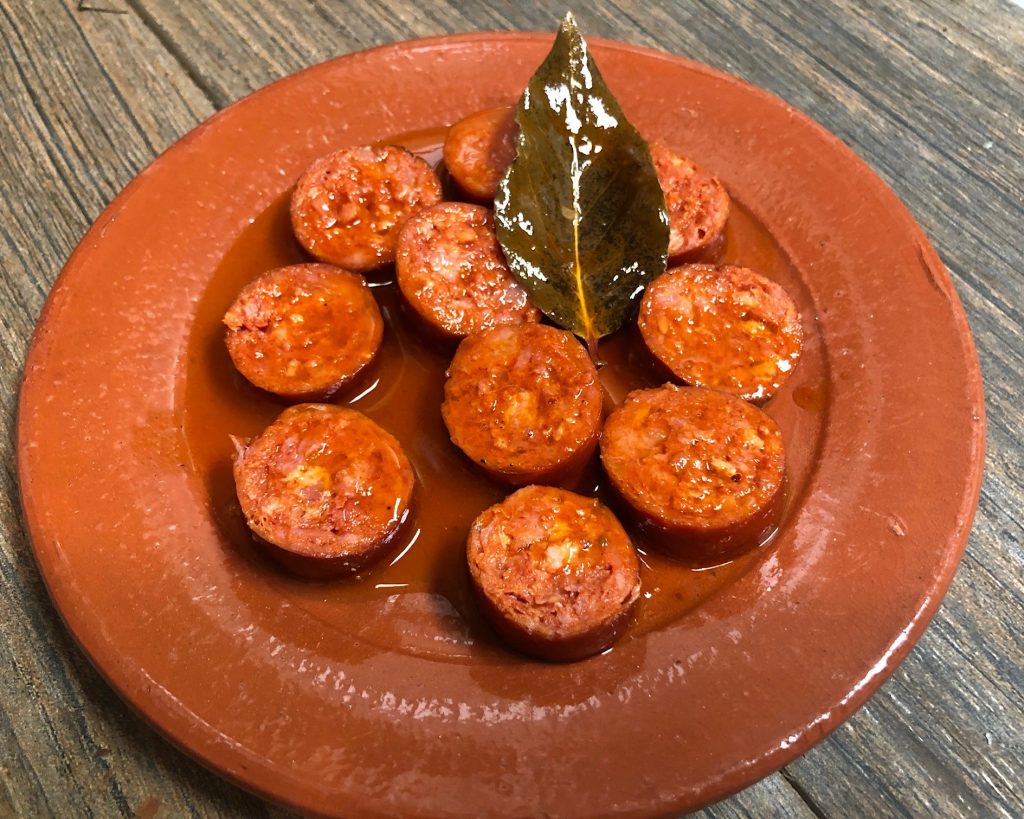 Chorizo a la sidra